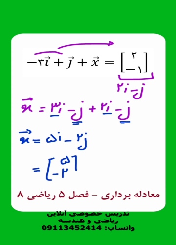 حل معادلات برداری